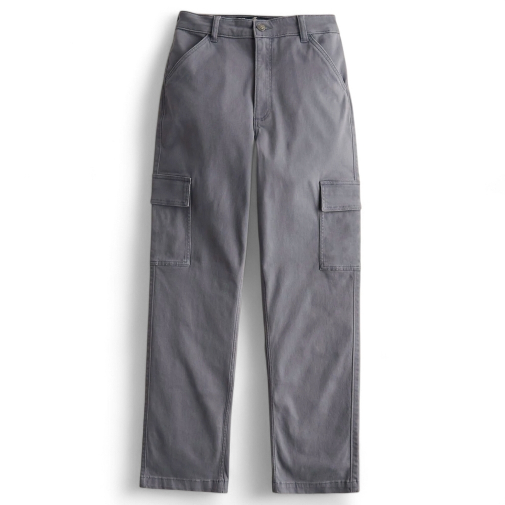 Hollister Ultra High Rise Dad Jean Grey Womens Size 21R - W35R